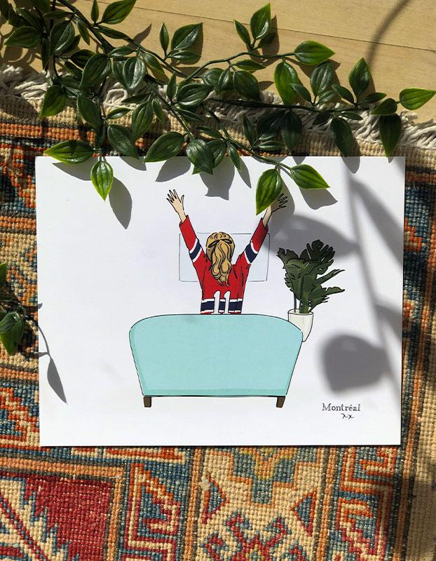 Art Print - Go Habs Go - Onze Montreal Default Title Onze Montreal