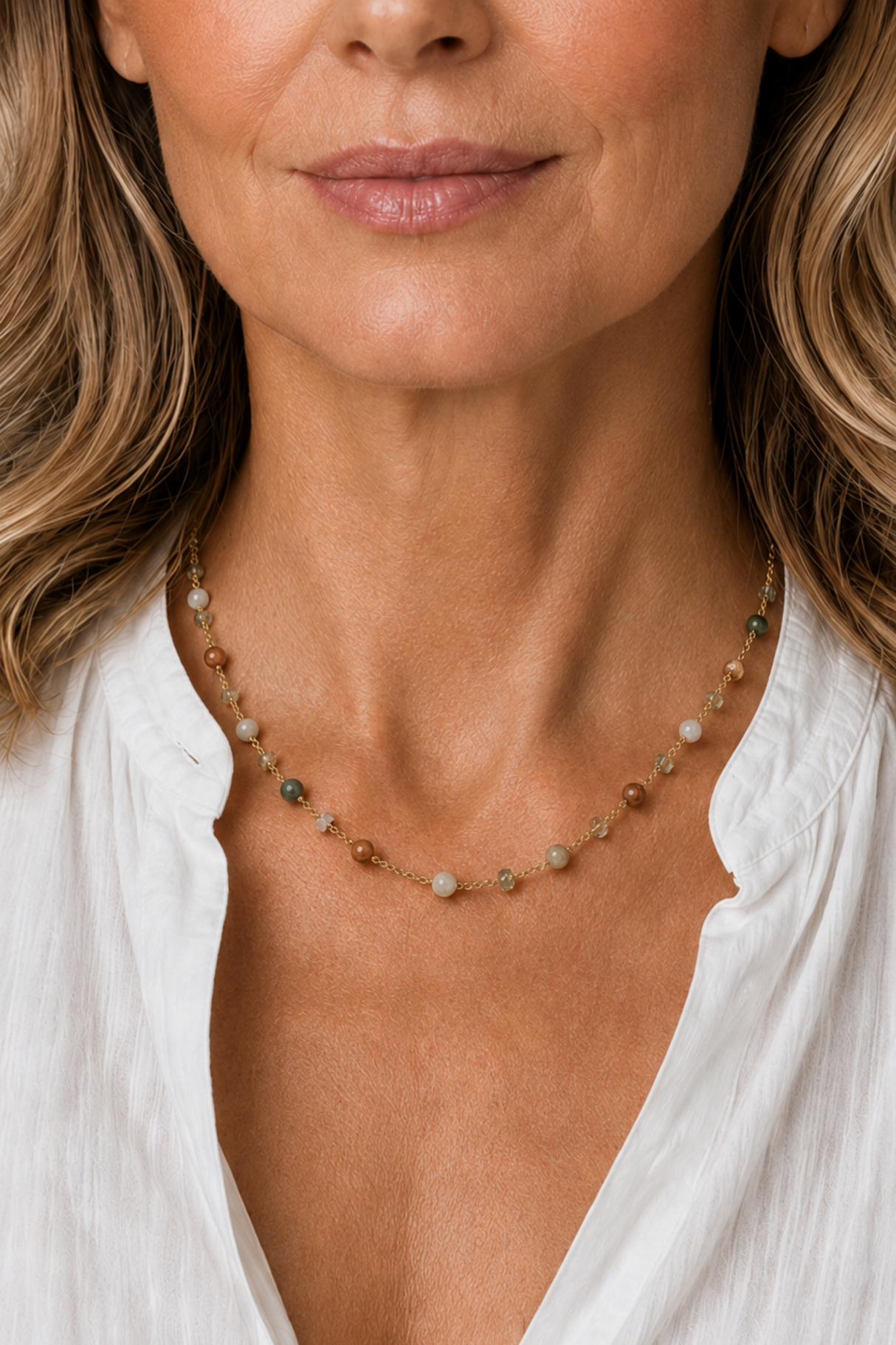 Semi-Precious Stone Necklace