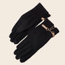 Faux Suede Texting Gloves Buckle - Onze Montreal