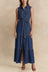 Velma Robe Jean Boutons Sans Manches