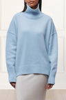 Candice Sweater Drop Shoulder Turtleneck