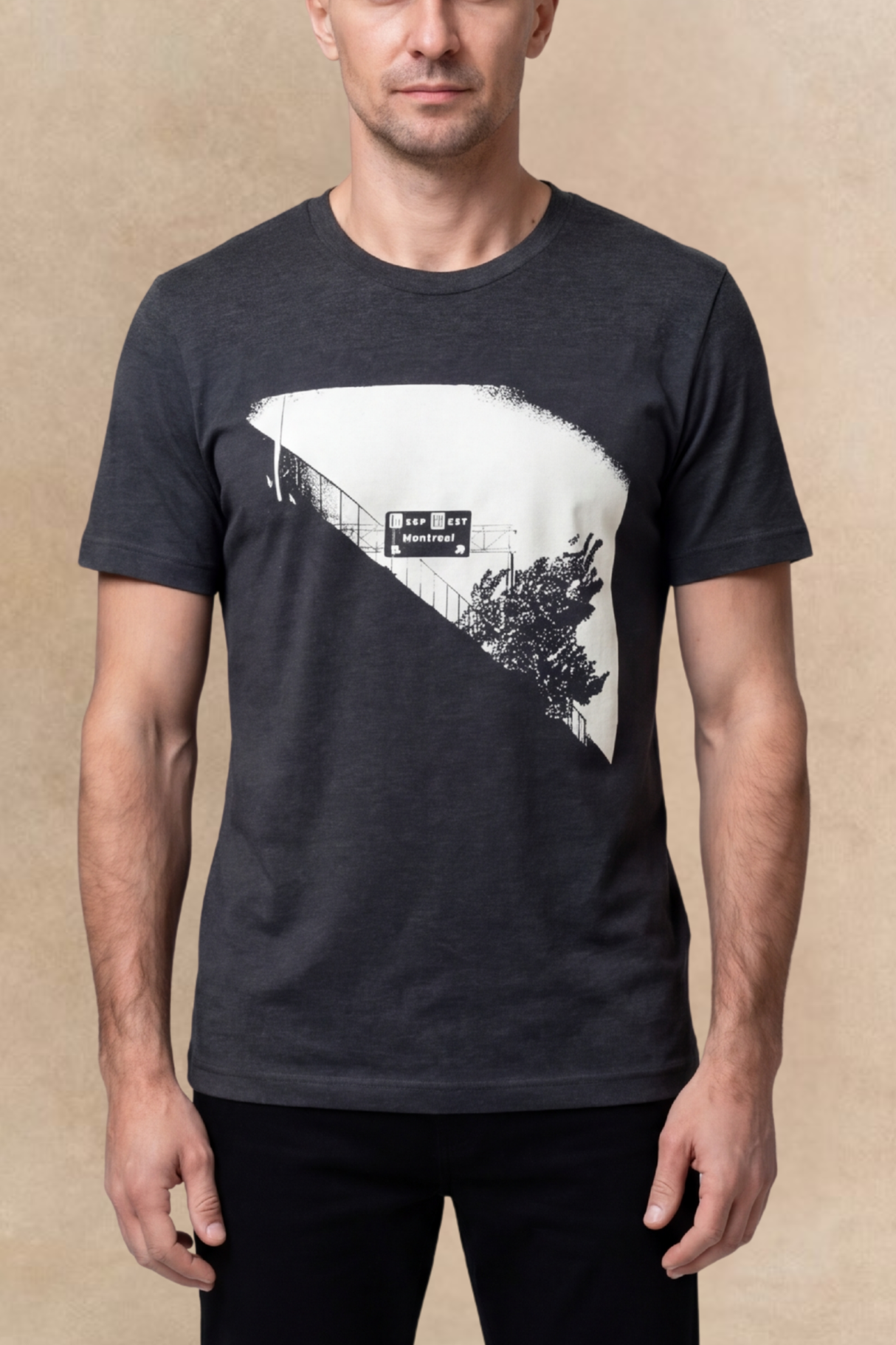 20 Est Montréal T-Shirt Homme Gris