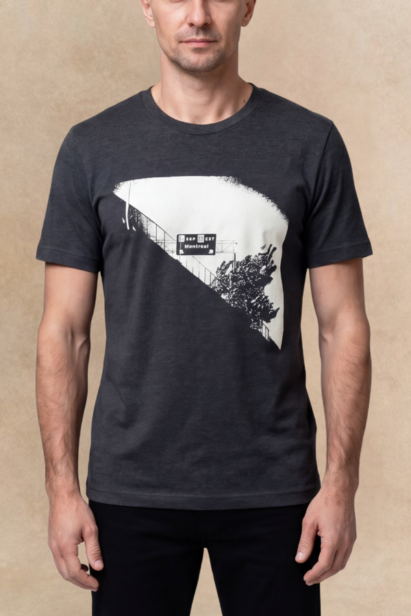 20 Est Montréal T-Shirt Homme Gris