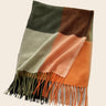 Scarf Plaid Design Fringed - Onze Montreal