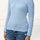 Lucie Knit Sweater Shoulder Turtoise Buttons - Onze Montreal Blue / XS Annick