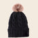 Beannie Hat Pompom Cable Knit - Onze Montreal Black Onze Montreal