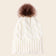 Beannie Hat Pompom Cable Knit - Onze Montreal White Onze Montreal