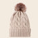 Beannie Hat Pompom Cable Knit - Onze Montreal Beige Onze Montreal
