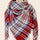 Scarf Tartan Motif Red - Onze Montreal