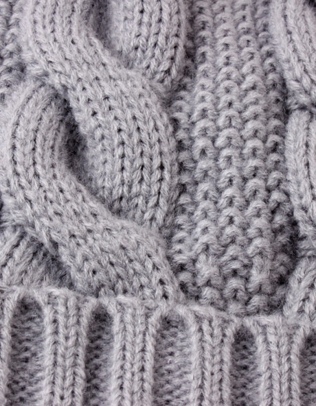 Beannie Hat Pompom Cable Knit - Onze Montreal Black Onze Montreal