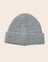 Beannie Hat Rib Knit Solid Color - Onze Montreal Grey Onze Montreal