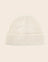 Beannie Hat Rib Knit Solid Color - Onze Montreal White Onze Montreal