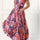 Christina Maxi Dress Fit & Flare Floral Print - Onze Montreal