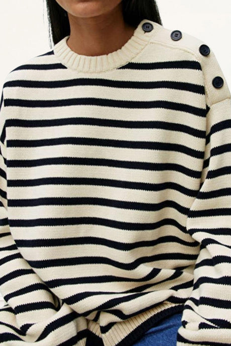 Alejandra Sweater Sailor Striped Beige