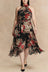 Robe fleurie Alexandra dos nu