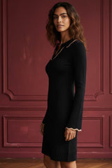 Alice Robe Tricot Col Polo