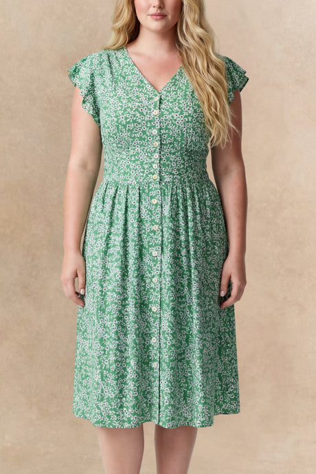 Alma Dress Short Ditsy Floral