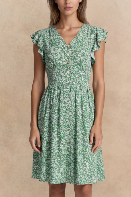 Alma Dress Short Ditsy Floral