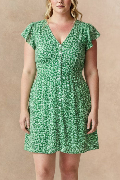 Alma Dress Short Ditsy Floral