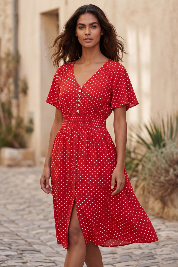 Antoinette Polka Dots Dress
