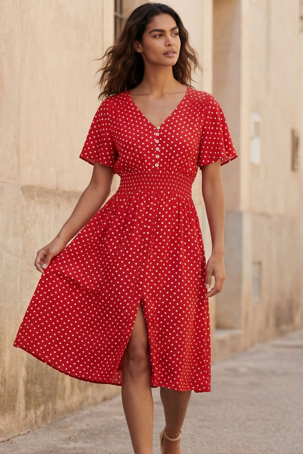 Antoinette Polka Dots Dress