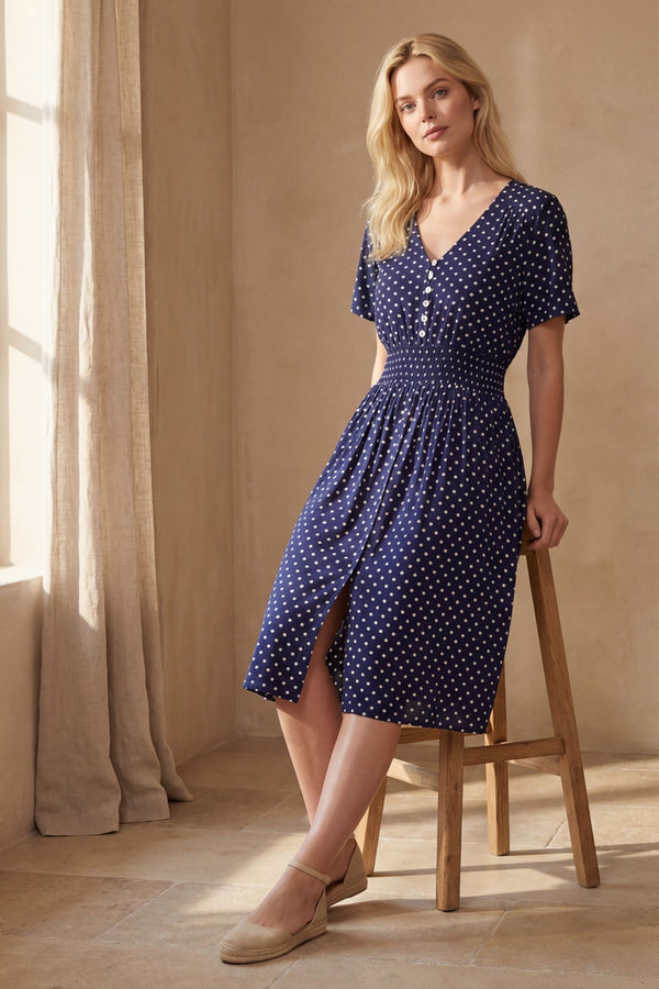 Antoinette Polka Dots Dress