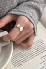 Ariel Starfish & Seashell Open Ring