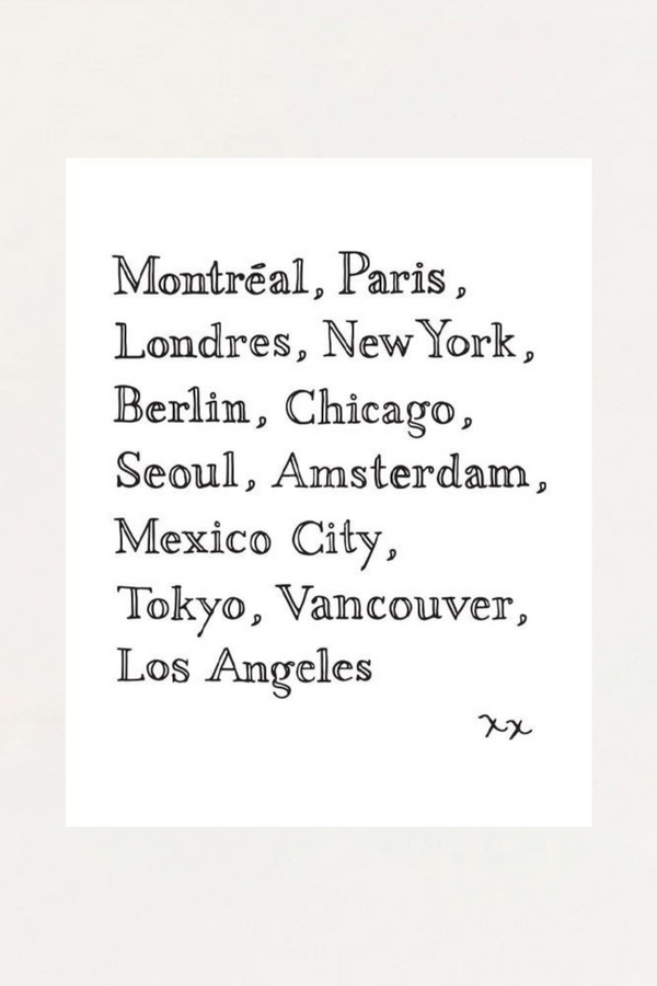 Art Print - Cities - Onze Montreal Default Title Onze Montreal