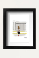 Art Print - Fille au Metro - Onze Montreal Default Title Onze Montreal
