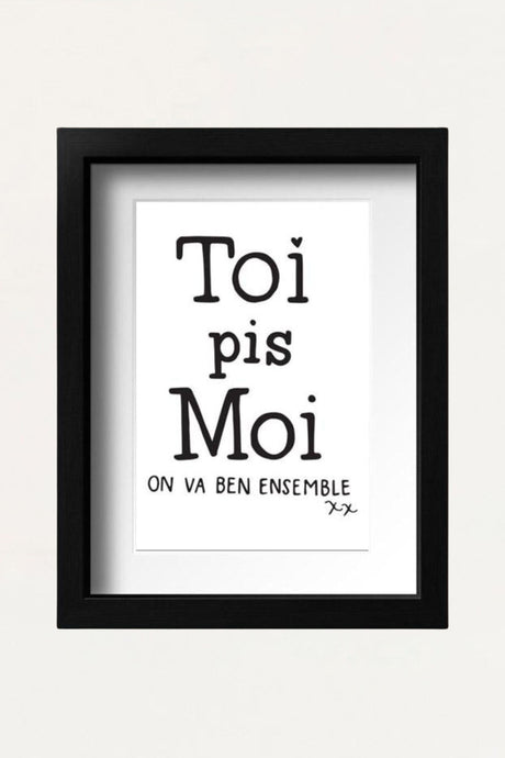 Art Print - Toi Pis Moi - Onze Montreal Default Title Onze Montreal