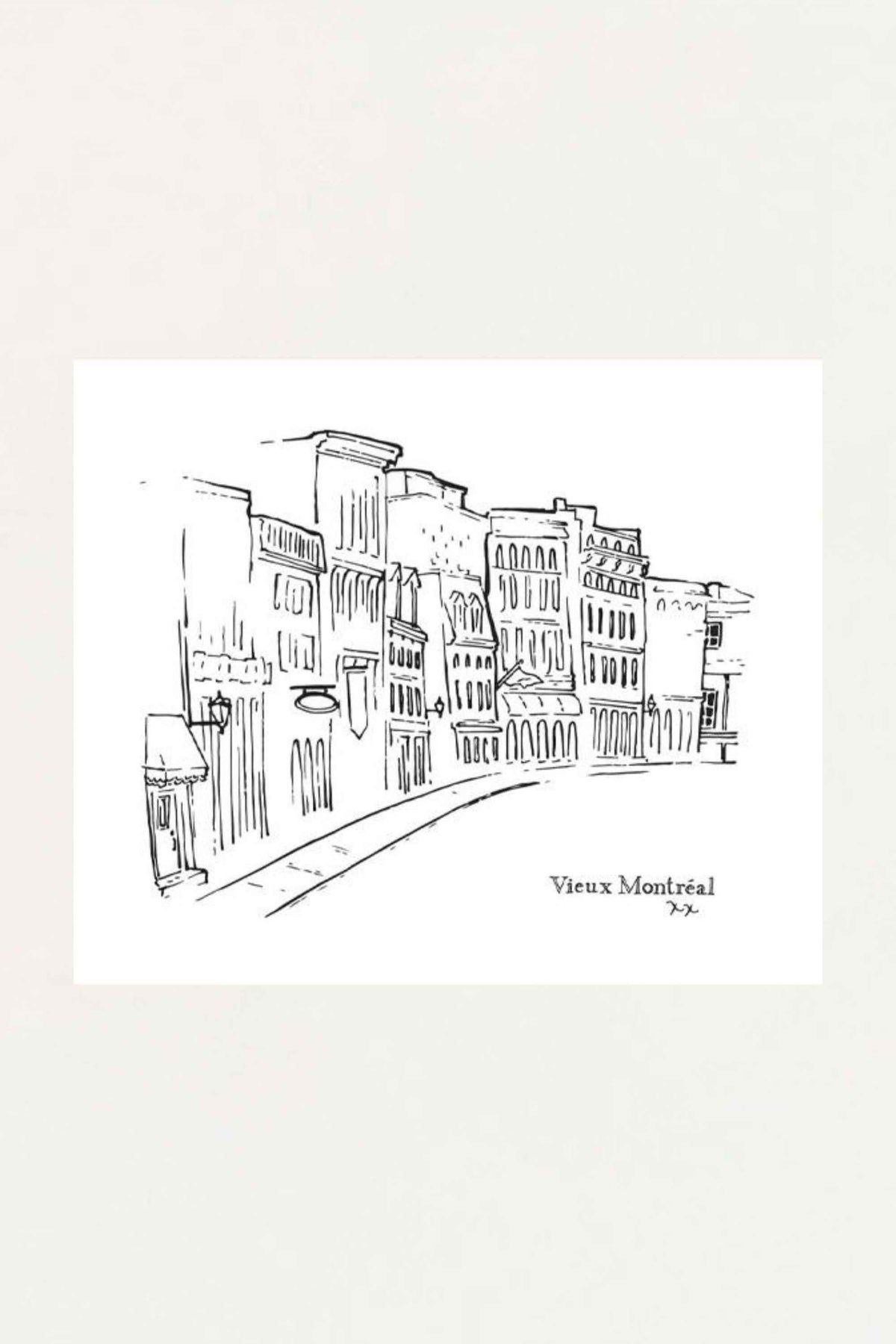 Art Print - Vieux Montreal