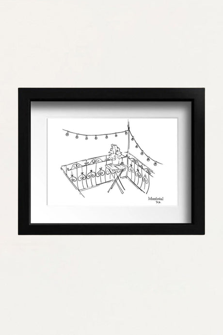 Art Print Balconville - Onze Montreal Default Title Onze Montreal