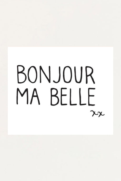 Art print - Bonjour Ma Belle - Onze Montreal Default Title Onze Montreal