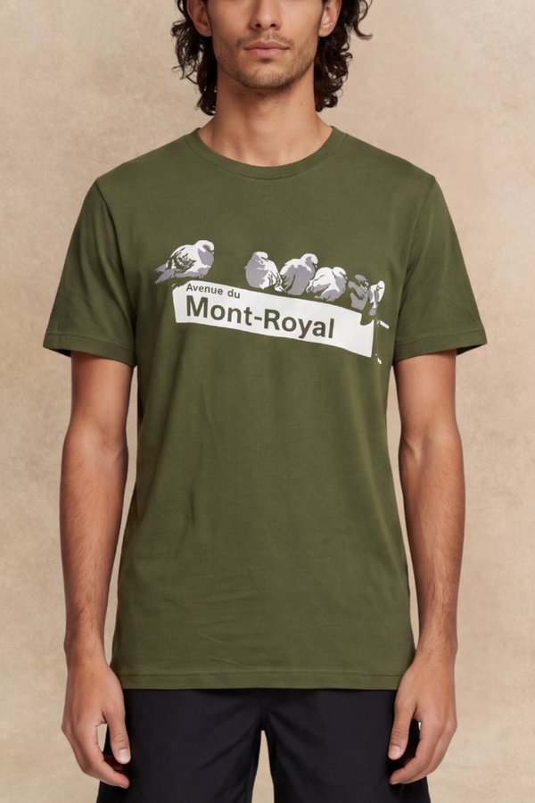 Avenue du Mont-Royal T-Shirt  Vert Foncé