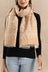 Écharpe Jacquard Fleurie à Franges