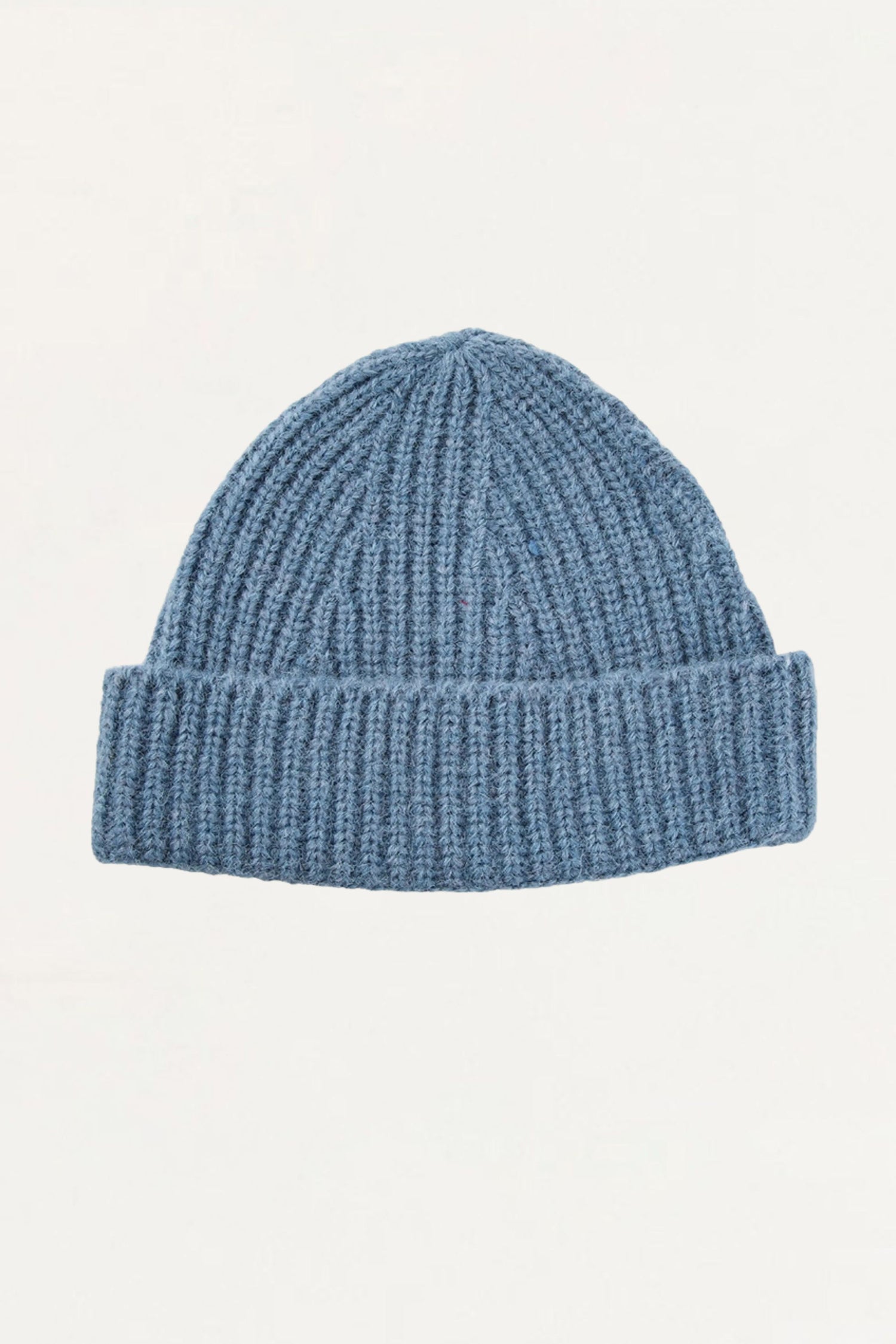 Beannie Hat Rib Knit Solid Color - Onze Montreal Blue Onze Montreal
