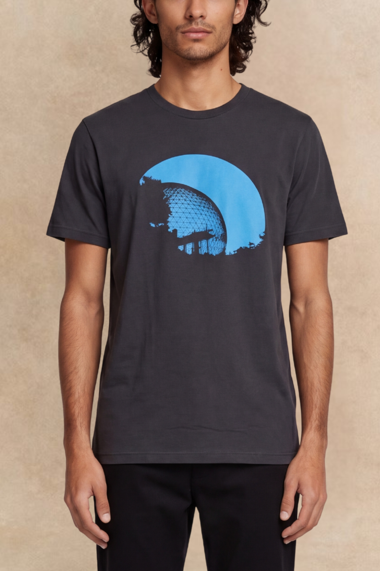 Biosphère T-Shirt Homme Gris