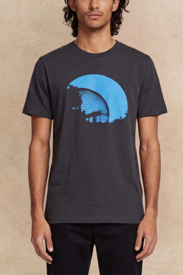 Biosphère T-Shirt Homme Gris