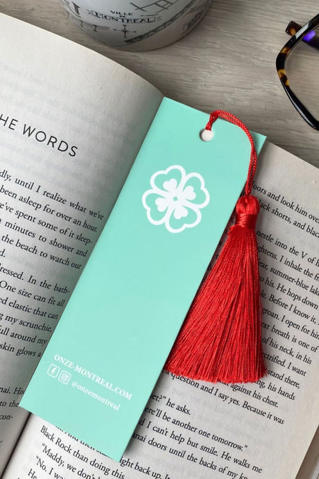 Bookmark AVENIR Red Tassel - Onze Montreal Default Title Onze Montreal