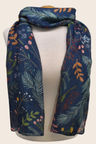 Botanical Print Scarf Lightweight Floral BL