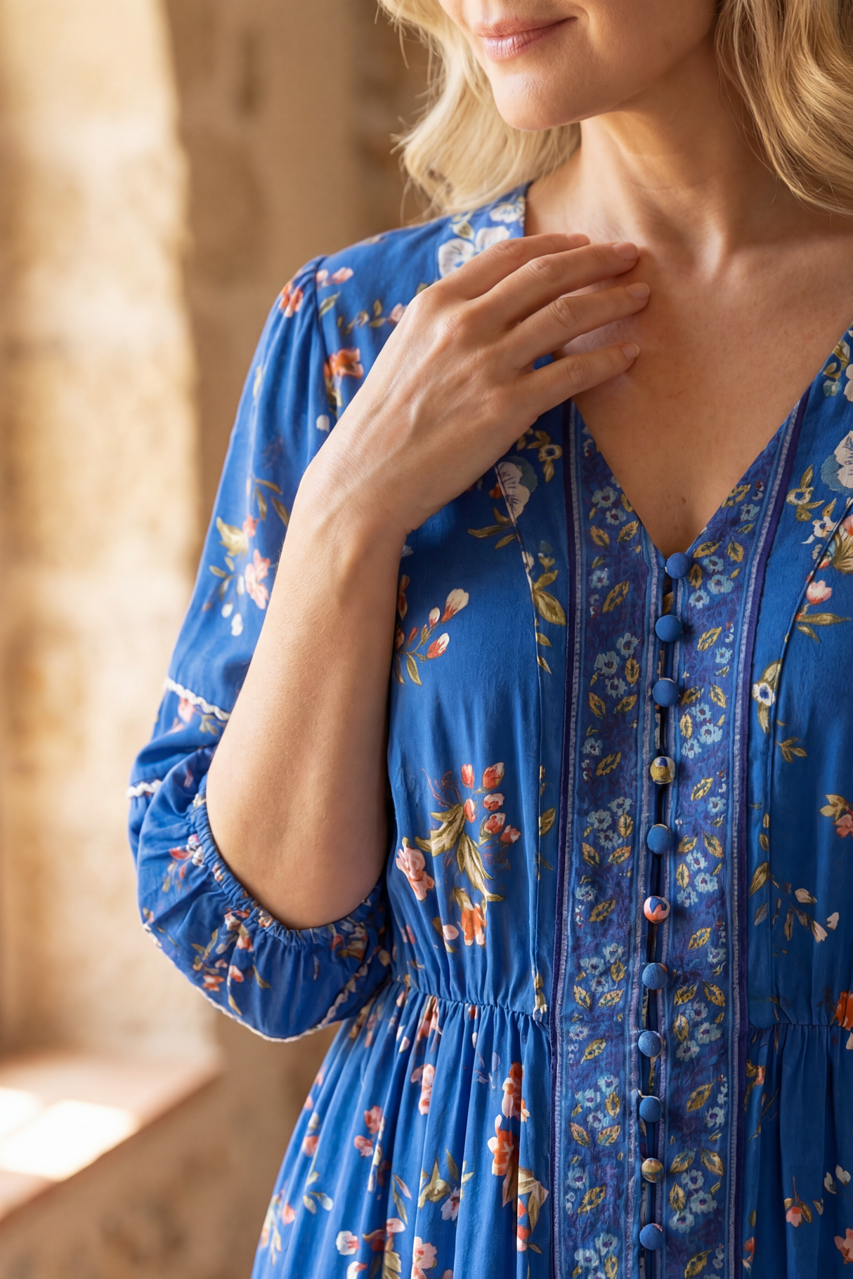 Robe bohème imprimée Brigitta
