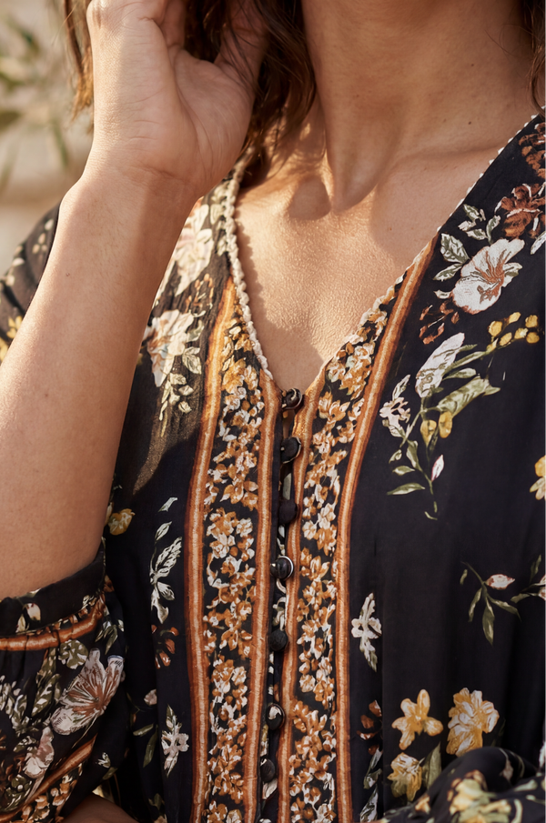 Robe bohème imprimée Brigitta