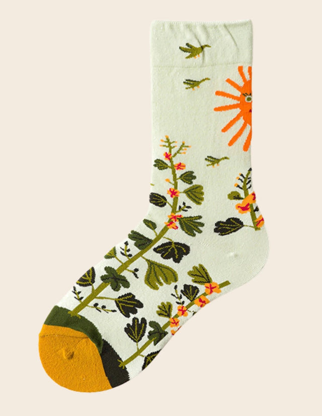 Socks Sunny Forest Green - Onze Montreal