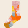 Socks Kissing Faces Pink Multi - Onze Montreal