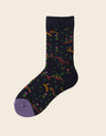 Socks Rabbits in Forest Print - Onze Montreal
