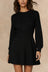 Jamila Cable Knit Long Sleeve Sweater Dress