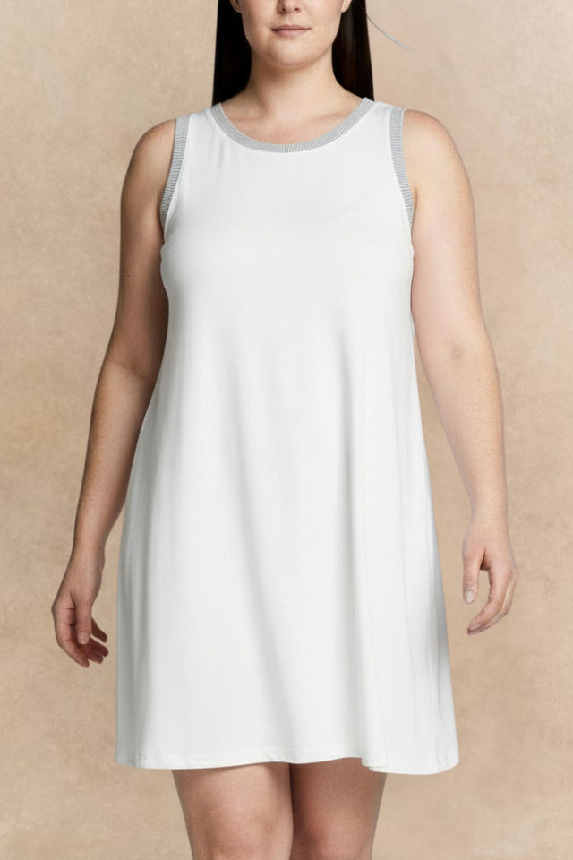 Carmen Sleeveless Casual Flowy Mini Dress