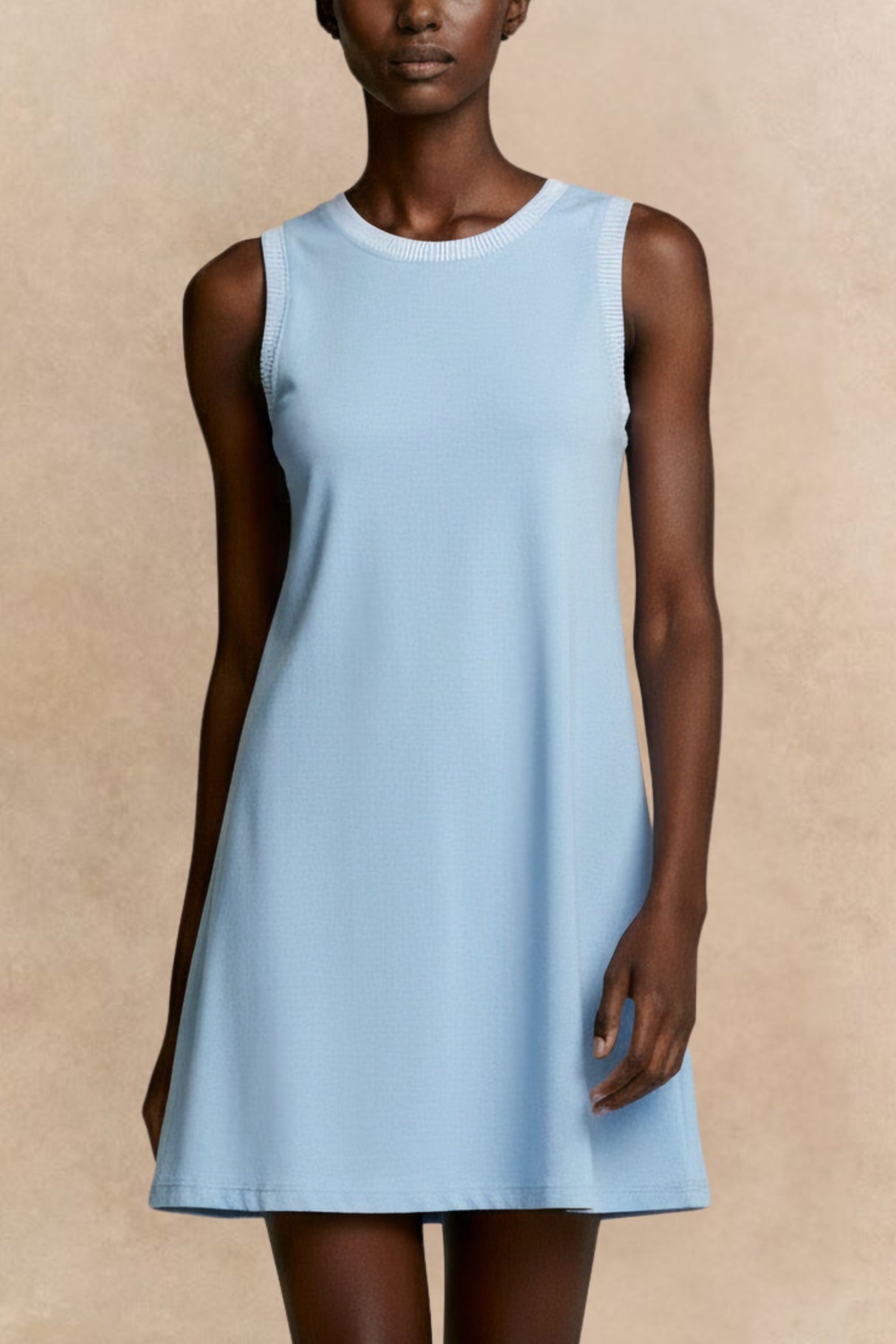 Carmen Sleeveless Casual Flowy Mini Dress