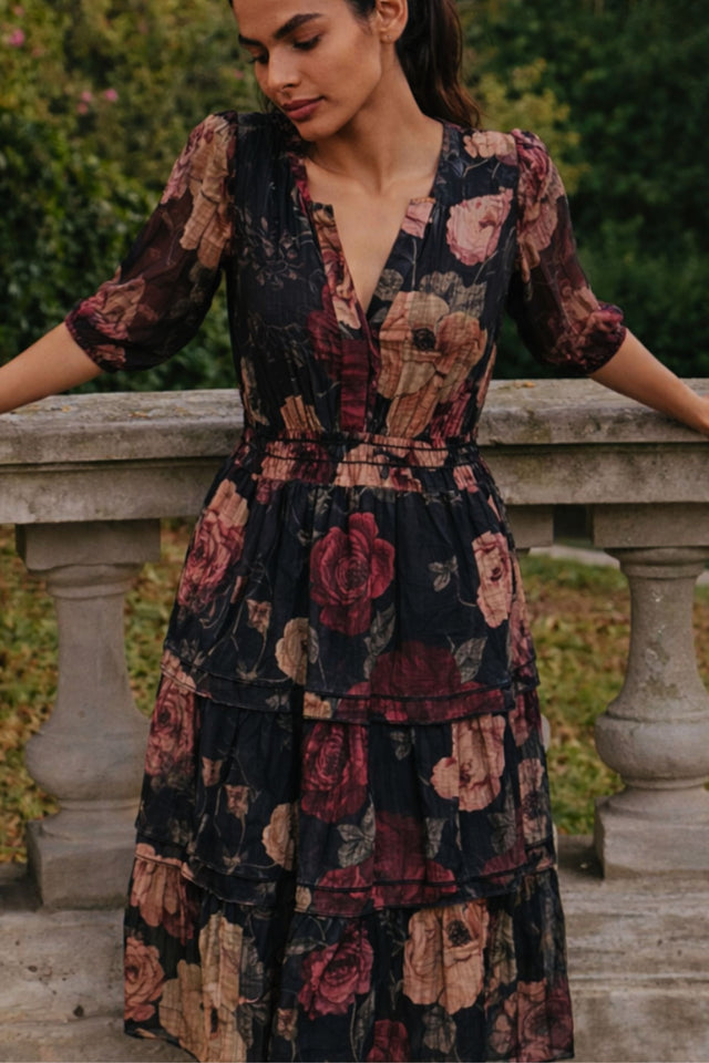 Catherine Floral Smocked Dress