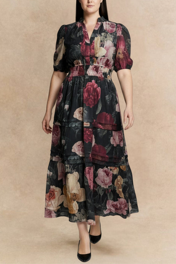Catherine Floral Smocked Dress